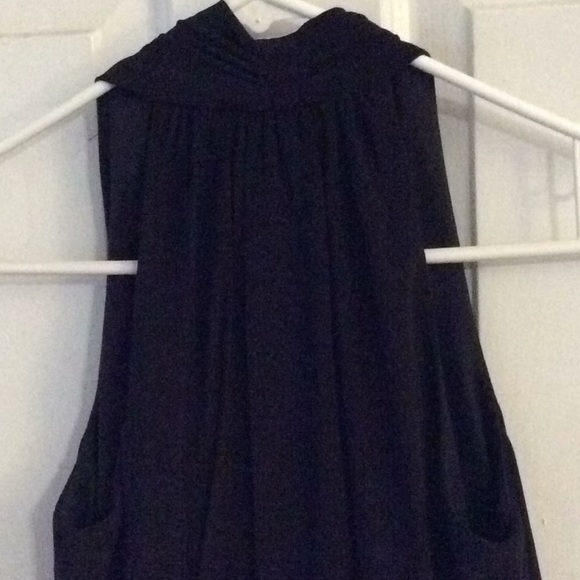 Evan-Picone Dress. Black with white. - Picture 3 of 5